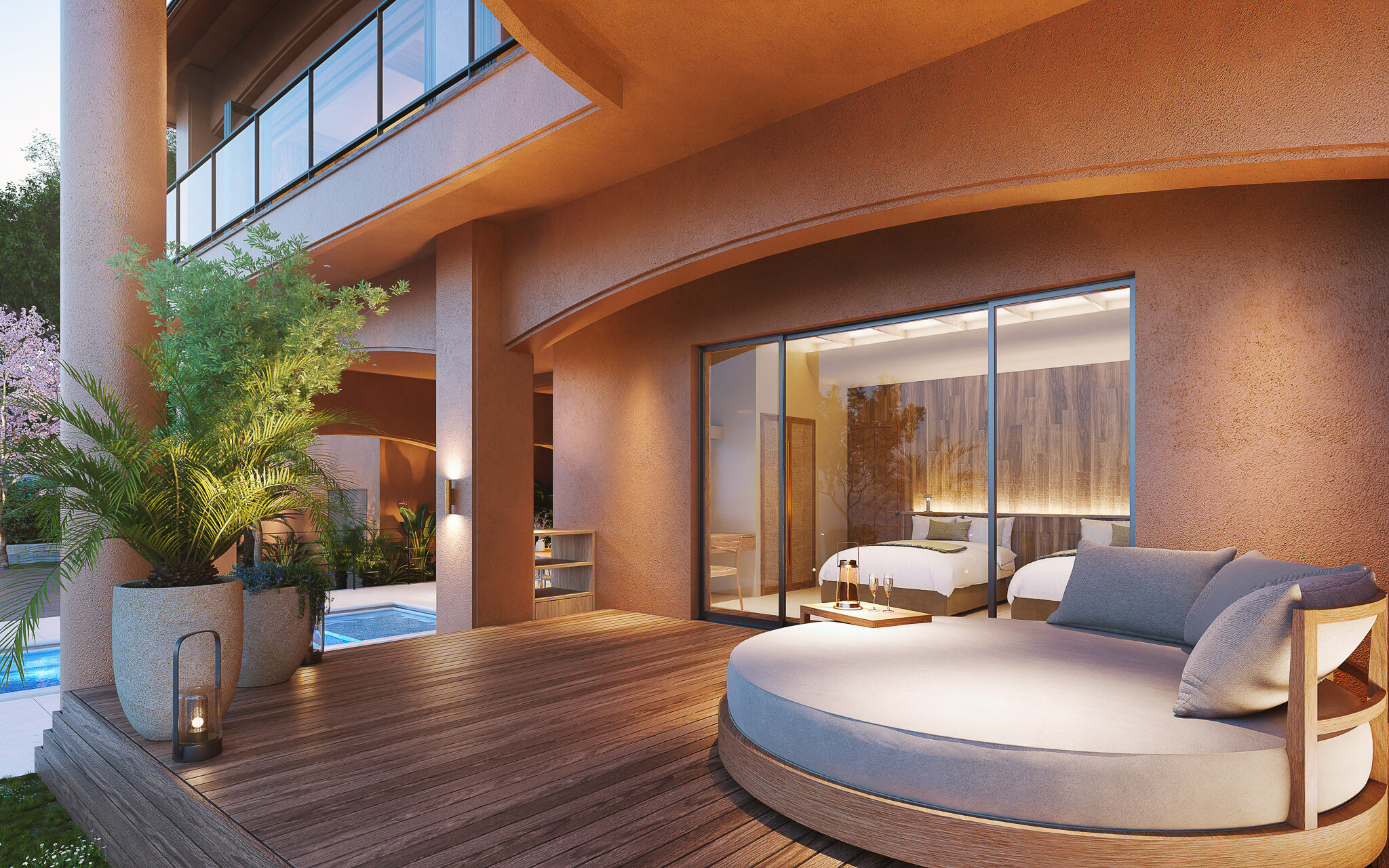 海ノ波音 プール