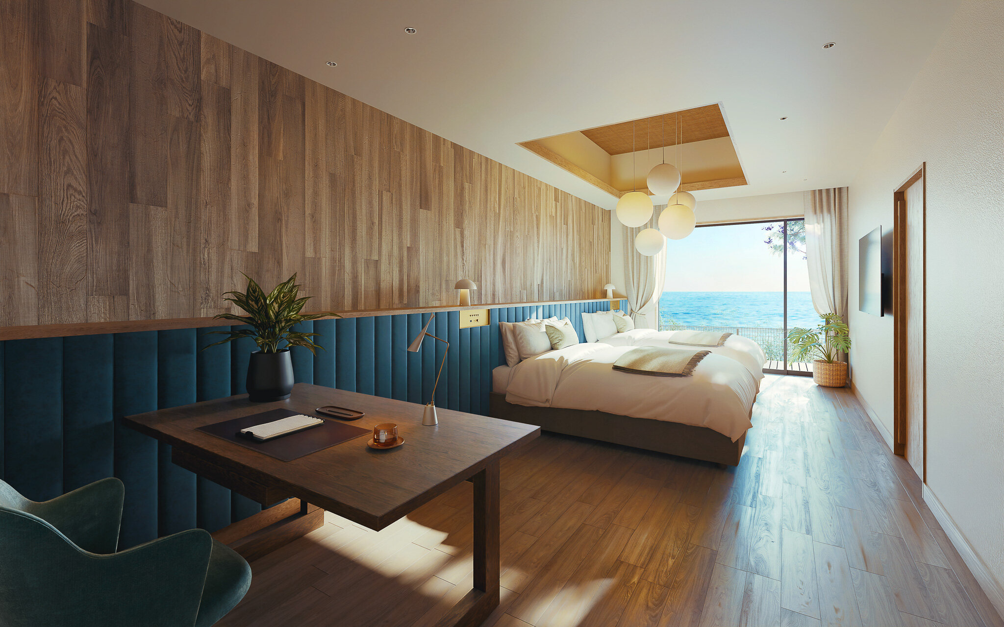 海ノ波音 ベッドルーム2